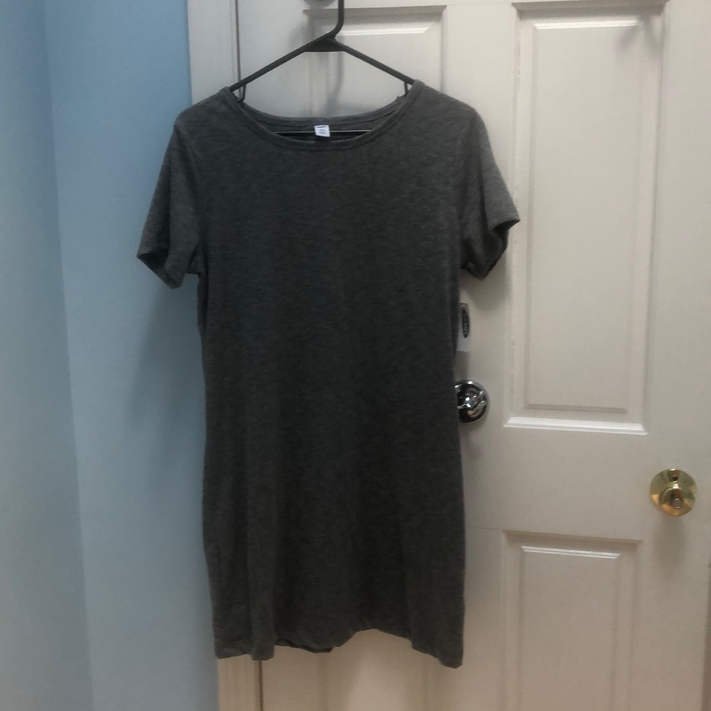 nwt old navy slub-knit t-shirt dress pm